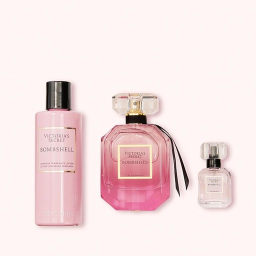 [667554992856] Victoria's Secret Bombshell SET EDP 50 ml + 7.5 ml Mini + 100 ml Body LOTION