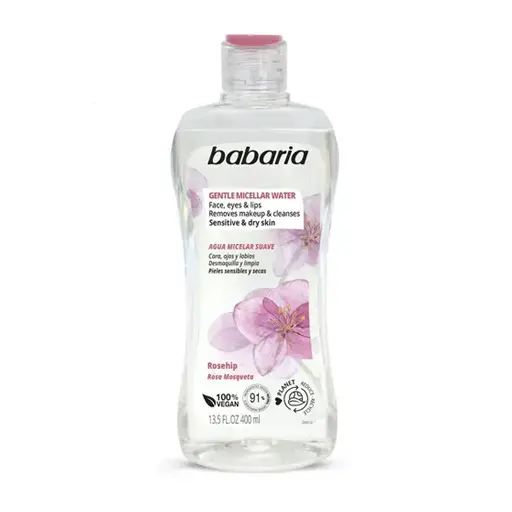BABARIA - Gentle Micellar Water 400Ml - باباريا ماء ميسيلار مزيل للمكياج
