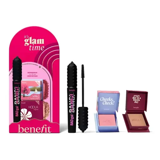 benefit It’s Glam Time Full-Size Mascara and Mini Blush and Bronzer