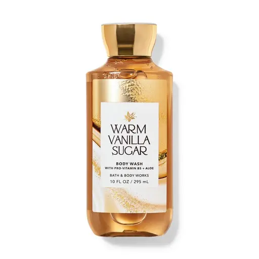 Bath & Body Works Warm Vanilla Sugar Body Wash With Pro-Vitamin B5 & Aloe 295ml