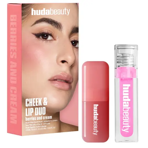 Huda Beauty Cheek & Lip Duo berries and cream
