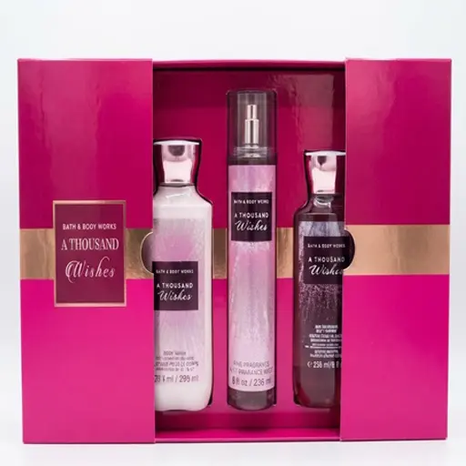 ABath & Body Works A Thousand Wishes Set 3 PCS