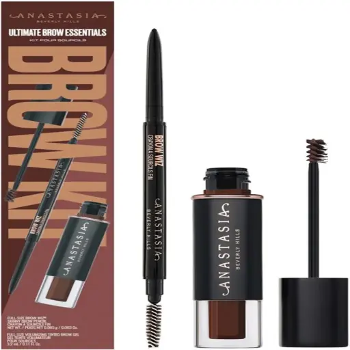Anastasia Beverly Hills Ultimate Brow Essentials Kit - Medium Brown - Holiday Gift Set