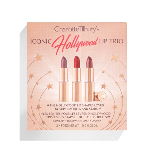 Charlotte Tilbury  charlotte's iconic hollywood lip trio in beauty