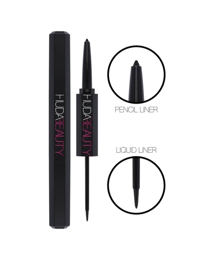 HUDA BEAUTY - Life Liner Double Ended Eyeliner Liquid & Pencil