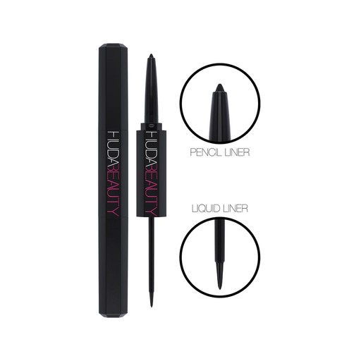 HUDA BEAUTY - Life Liner Double Ended Eyeliner Liquid & Pencil