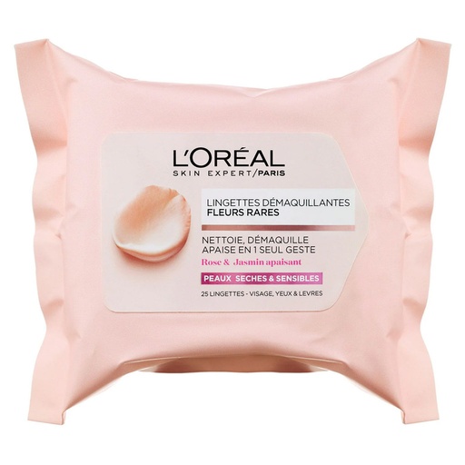 LOREAL RARE FLOWERS MAKEUP REMOVER WIPES